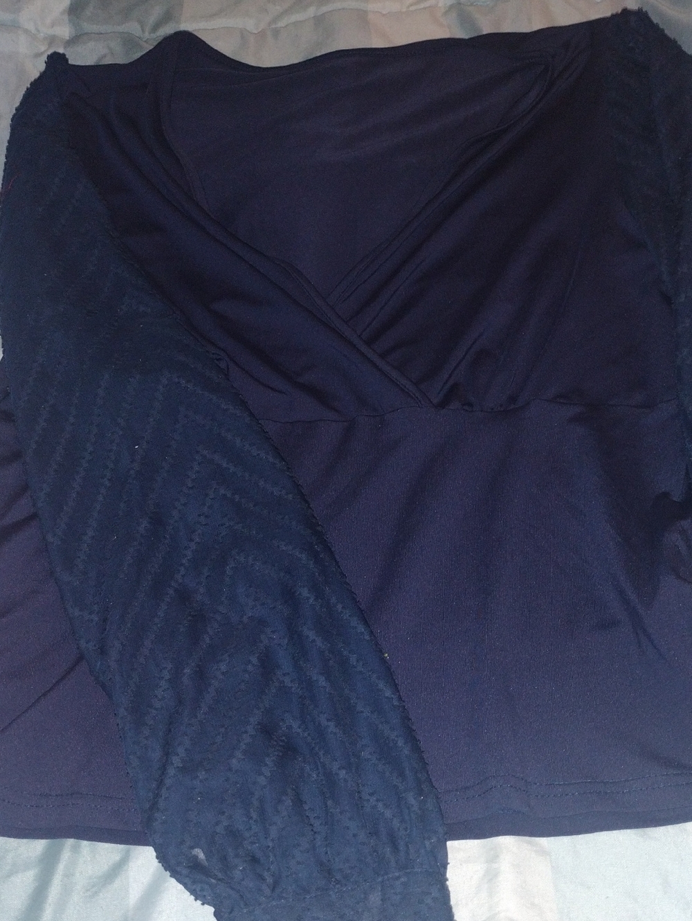 SHEIN Navy Crewneck Top
